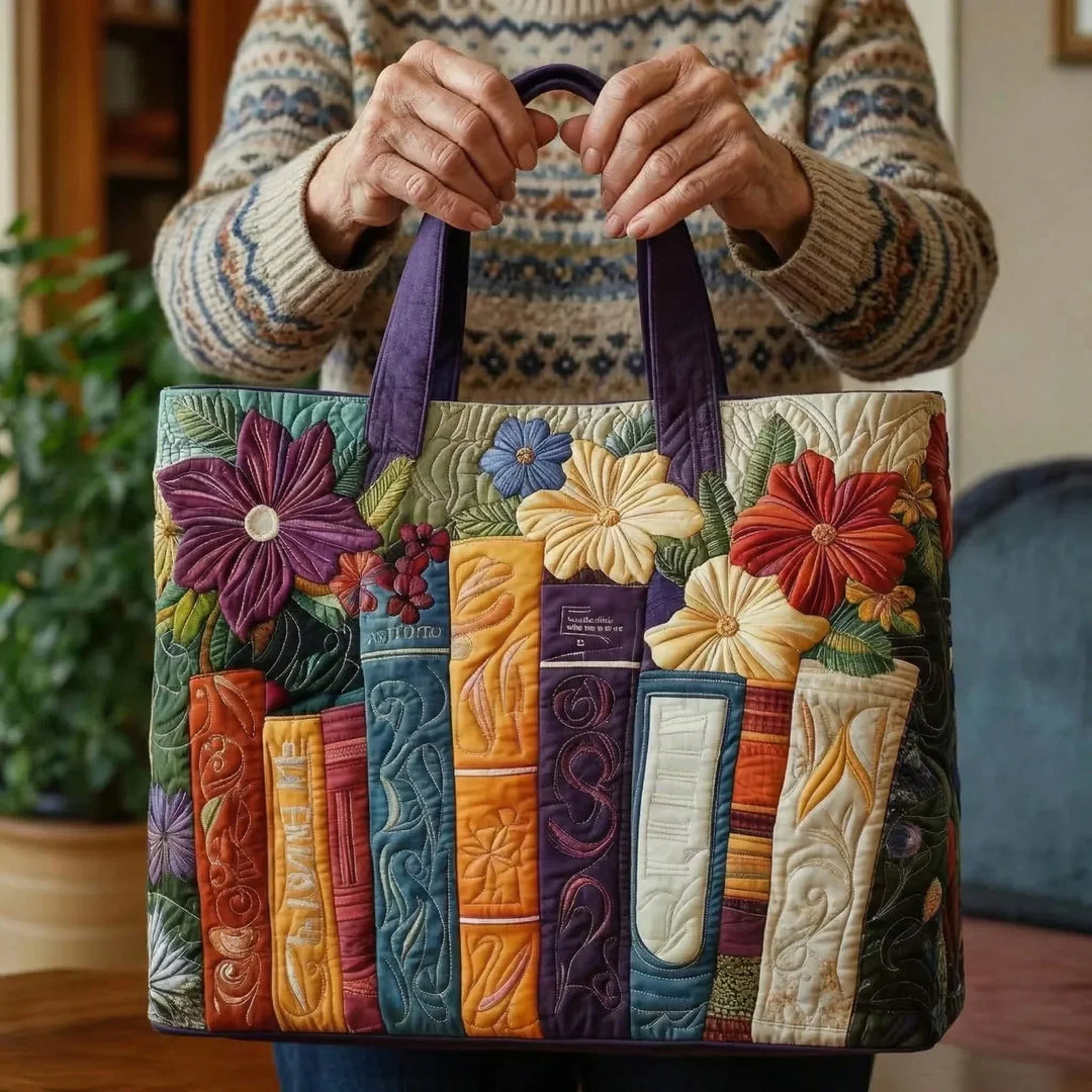 Sac fourre-tout matelassé - Amoureux des livres